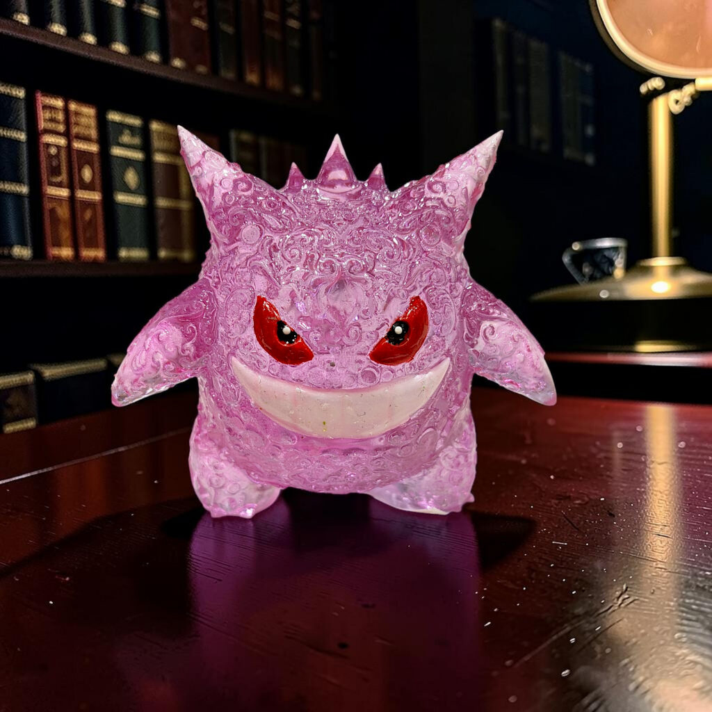 Luminous Amethyst Gengar Figure
